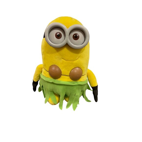 Minions Despicable Me 3 Deluxe Talking Huggable Hula Jerry Minion Plush. - Picture 5 of 14
